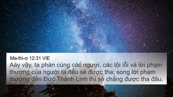 Ma-thi-ơ 12:31 VIE Bible Verse Image