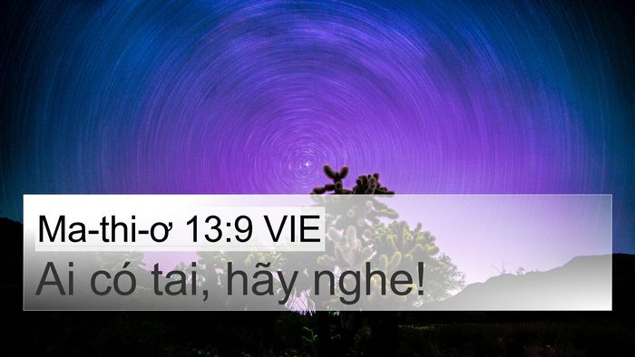 Ma-thi-ơ 13:9 VIE Bible Verse Image