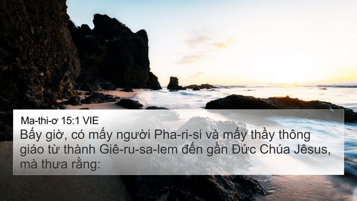 Ma-thi-ơ 15:1 VIE Bible Verse Image