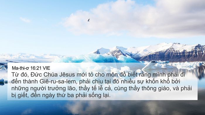 Ma-thi-ơ 16:21 VIE Bible Verse Image