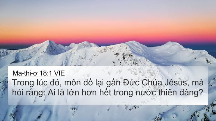 Ma-thi-ơ 18:1 VIE Bible Verse Image