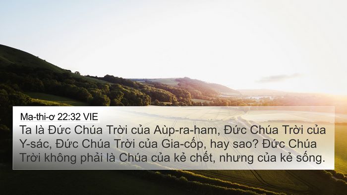 Ma-thi-ơ 22:32 VIE Bible Verse Image