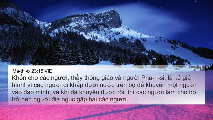 Ma-thi-ơ 23:15 VIE Bible Verse Image