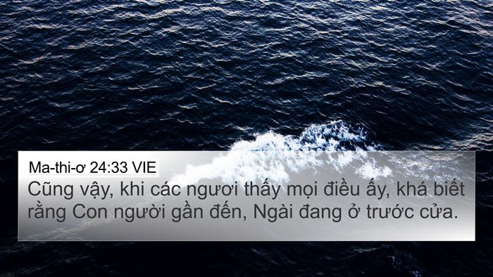 Ma-thi-ơ 24:33 VIE Bible Verse Image