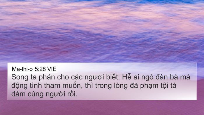 Ma-thi-ơ 5:28 VIE Bible Verse Image