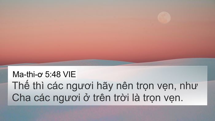 Ma-thi-ơ 5:48 VIE Bible Verse Image