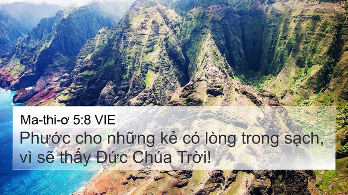 Ma-thi-ơ 5:8 VIE Bible Verse Image