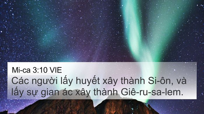 Mi-ca 3:10 VIE Bible Verse Image