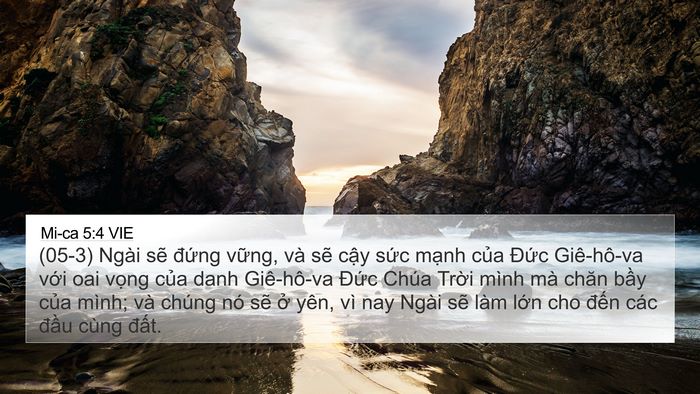 Mi-ca 5:4 VIE Bible Verse Image