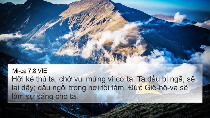 Mi-ca 7:8 VIE Bible Verse Image