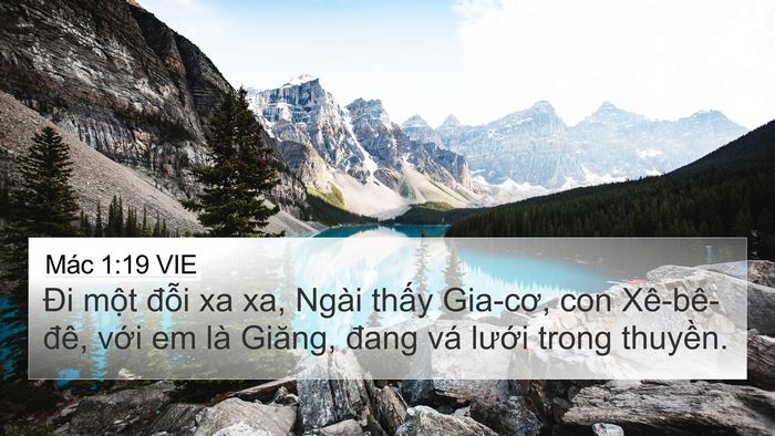 Mác 1:19 VIE Bible Verse Image