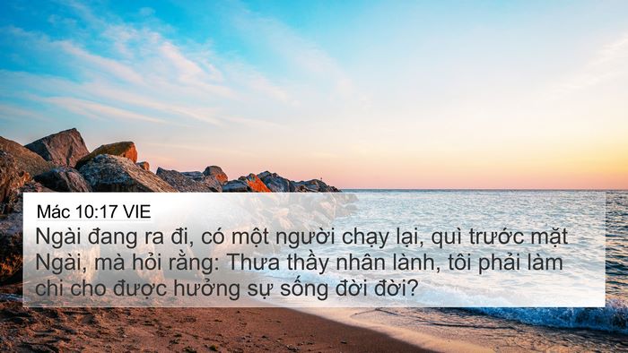 Mác 10:17 VIE Bible Verse Image