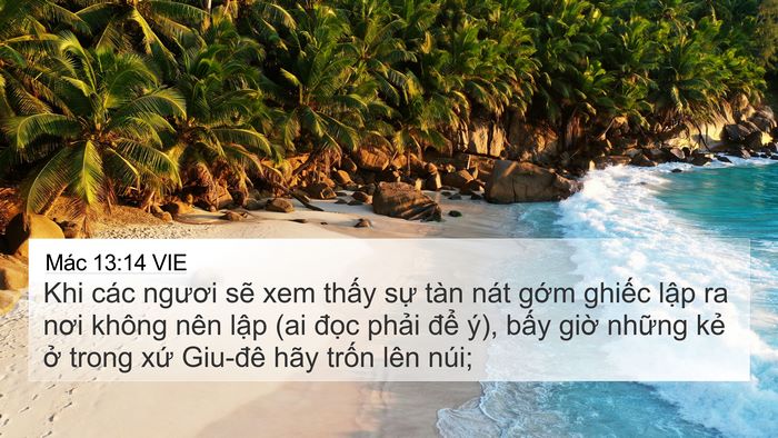 Mác 13:14 VIE Bible Verse Image