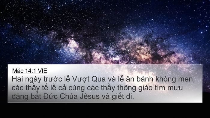 Mác 14:1 VIE Bible Verse Image