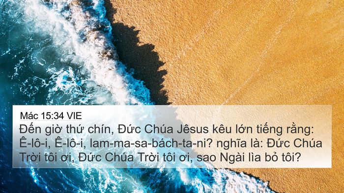 Mác 15:34 VIE Bible Verse Image