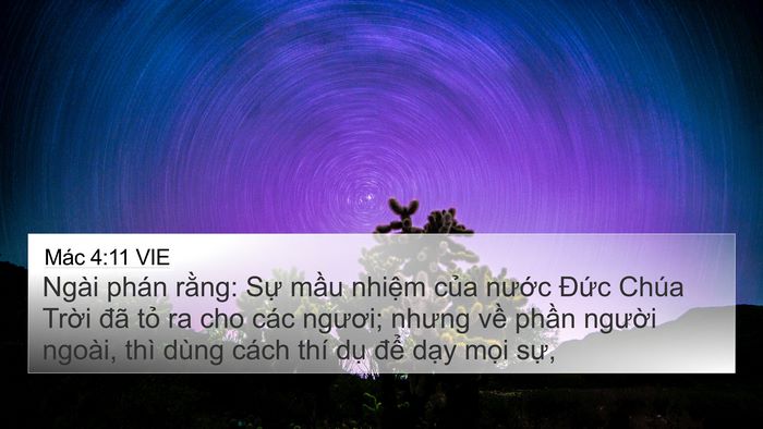 Mác 4:11 VIE Bible Verse Image