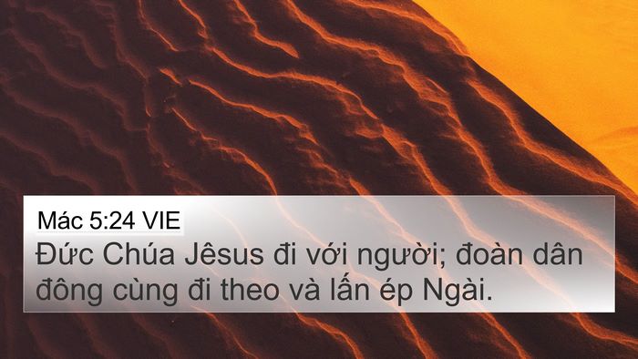 Mác 5:24 VIE Bible Verse Image