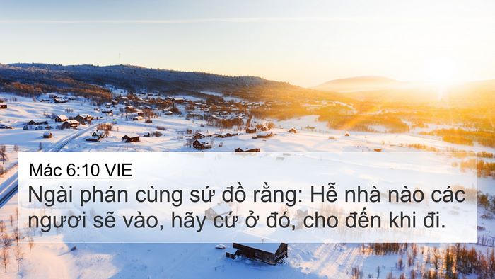 Mác 6:10 VIE Bible Verse Image