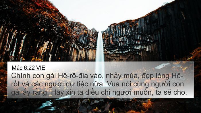Mác 6:22 VIE Bible Verse Image
