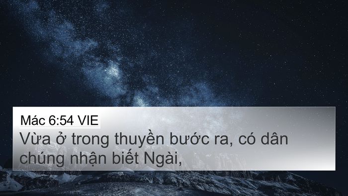 Mác 6:54 VIE Bible Verse Image