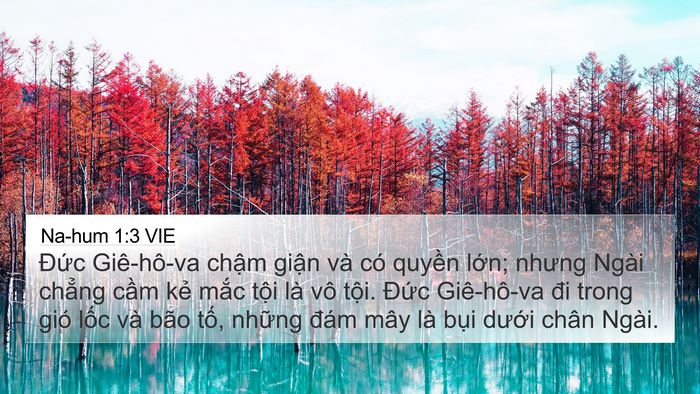 Na-hum 1:3 VIE Bible Verse Image