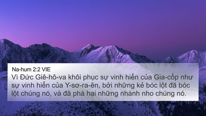 Na-hum 2:2 VIE Bible Verse Image