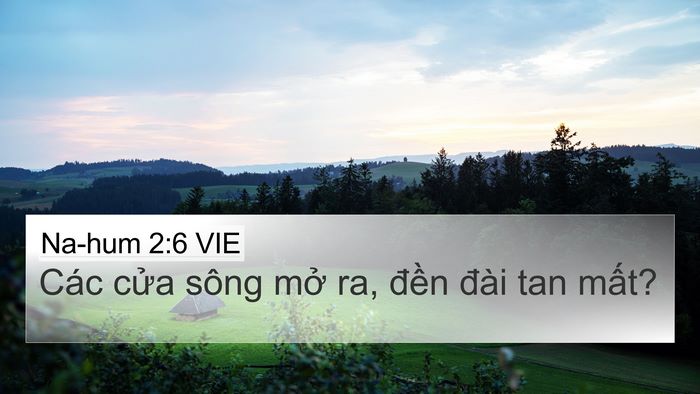 Na-hum 2:6 VIE Bible Verse Image