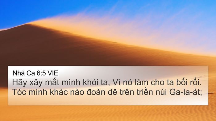 Nhã Ca 6:5 VIE Bible Verse Image