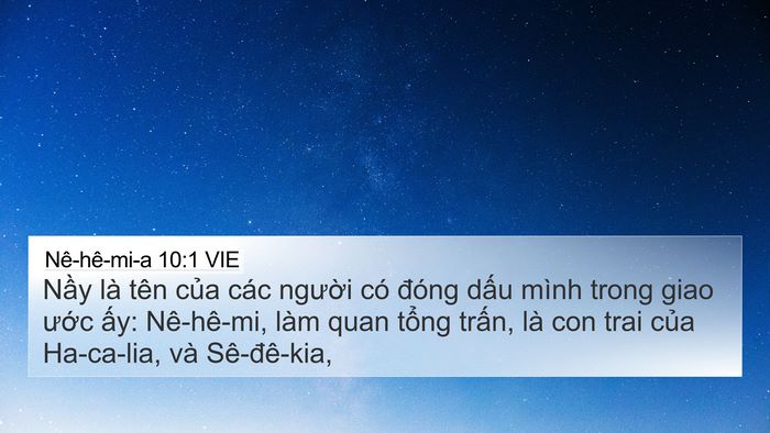 Nê-hê-mi-a 10:1 VIE 4K Wallpaper - Nầy là tên của các người có đóng - 4K Wallpaper Bible Verse