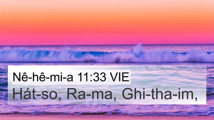 Nê-hê-mi-a 11:33 VIE Bible Verse Image