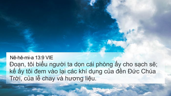 Nê-hê-mi-a 13:9 VIE Bible Verse Image