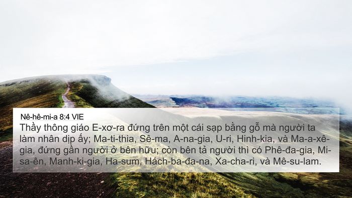 Nê-hê-mi-a 8:4 VIE Bible Verse Image