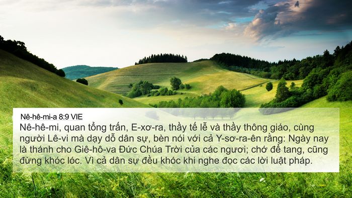 Nê-hê-mi-a 8:9 VIE Bible Verse Image