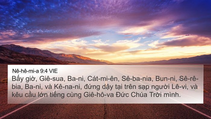 Nê-hê-mi-a 9:4 VIE Bible Verse Image