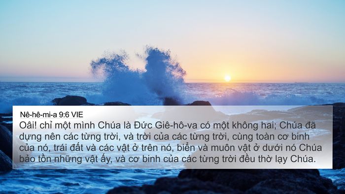 Nê-hê-mi-a 9:6 VIE Bible Verse Image