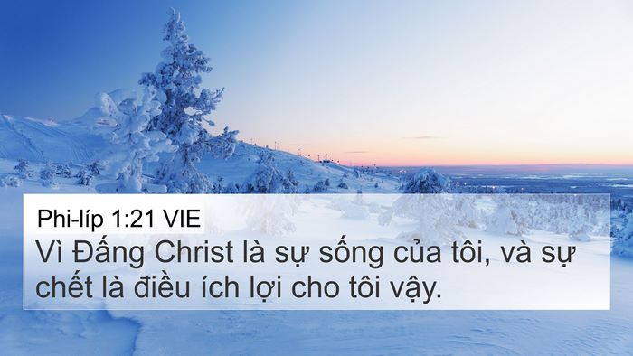 Phi-líp 1:21 VIE Bible Verse Image