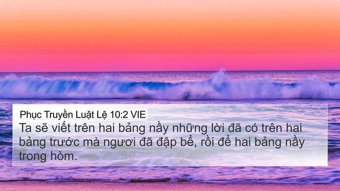 Phục Truyền Luật Lệ 10:2 VIE 4K Wallpaper - Ta sẽ viết trên hai bảng nầy những - 4K Wallpaper Bible Verse