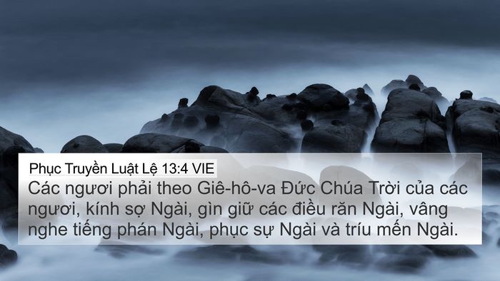 Phục Truyền Luật Lệ 13:4 VIE Bible Verse Image