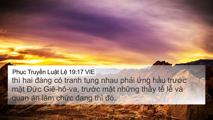 Phục Truyền Luật Lệ 19:17 VIE Bible Verse Image