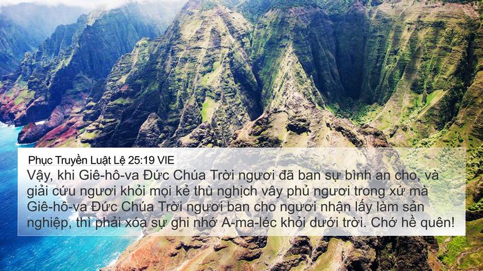 Phục Truyền Luật Lệ 25:19 VIE Bible Verse Image