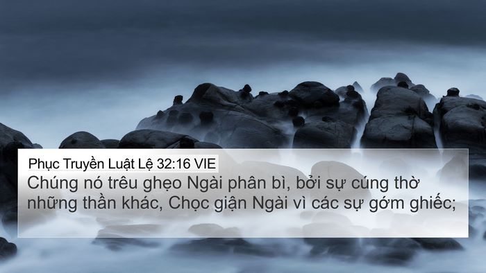 Phục Truyền Luật Lệ 32:16 VIE Bible Verse Image