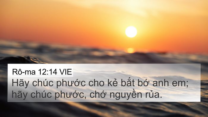 Rô-ma 12:14 VIE Bible Verse Image