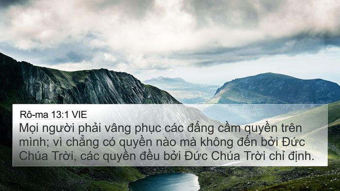 Rô-ma 13:1 VIE Bible Verse Image