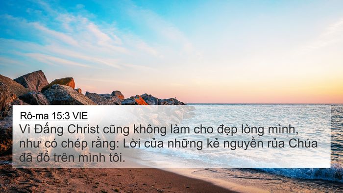 Rô-ma 15:3 VIE Bible Verse Image