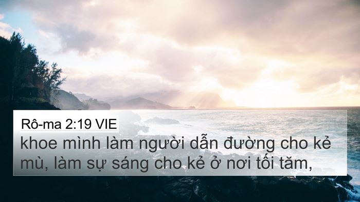Rô-ma 2:19 VIE Bible Verse Image