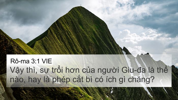 Rô-ma 3:1 VIE Bible Verse Image