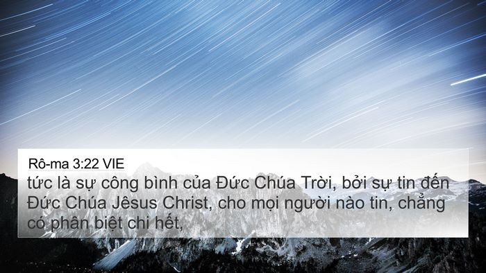 Rô-ma 3:22 VIE Bible Verse Image