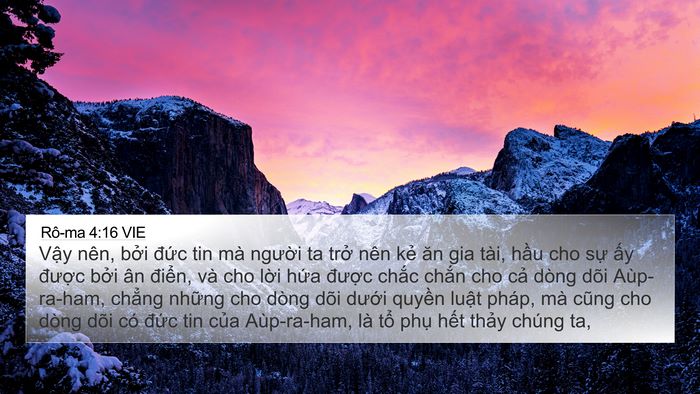 Rô-ma 4:16 VIE Bible Verse Image