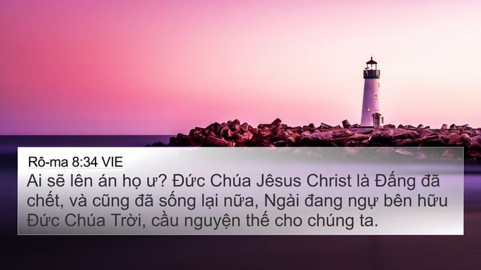 Rô-ma 8:34 VIE Bible Verse Image