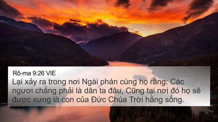 Rô-ma 9:26 VIE 4K Wallpaper - Lại xảy ra trong nơi Ngài phán cùng họ - 4K Wallpaper Bible Verse